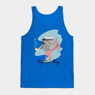 Captain Pug Tank Top